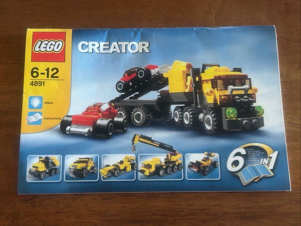 LEGO Creator Highway Haulers #4891 Instruction Manual Only (6061)